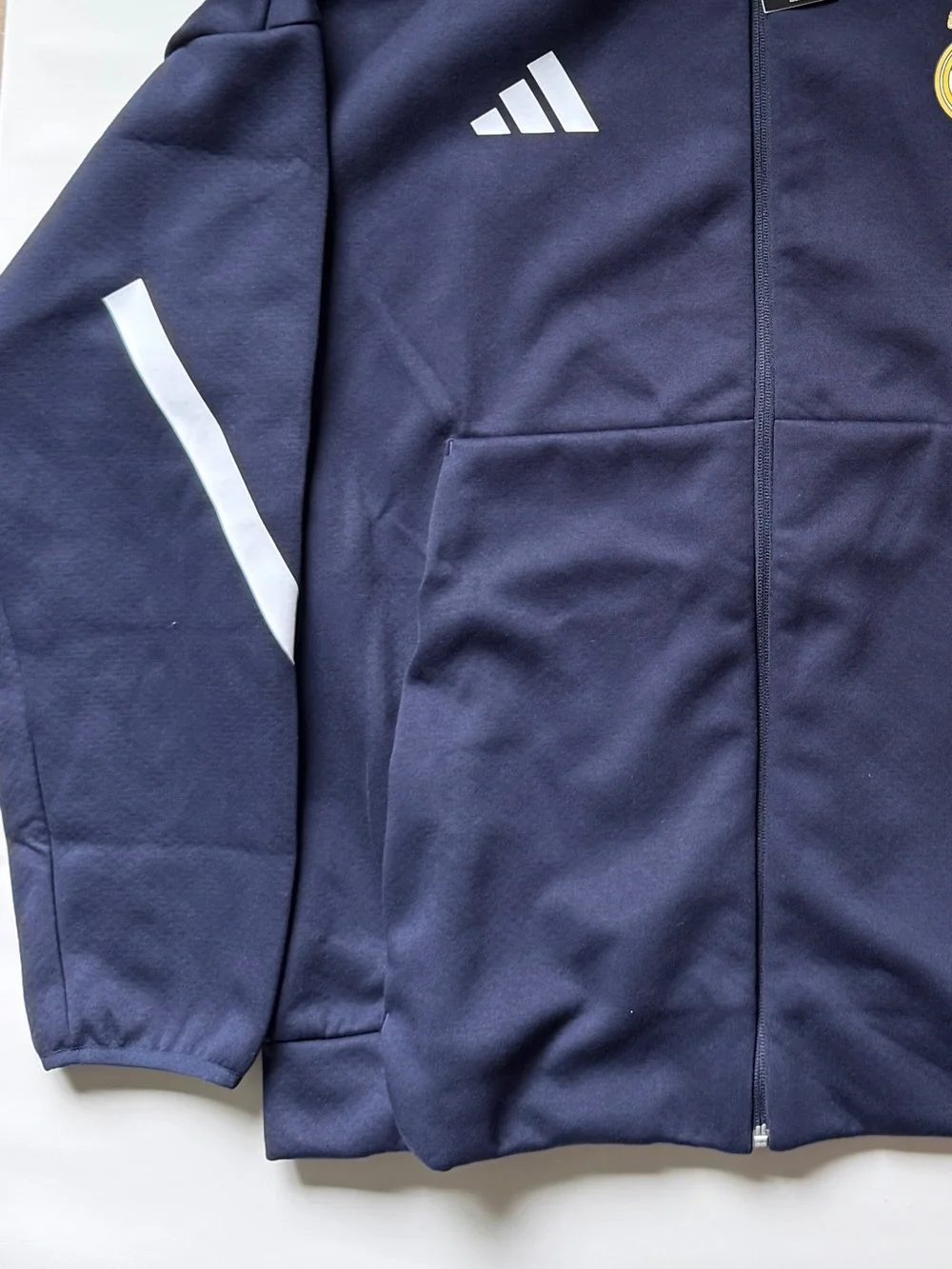 Adidas [XL] Real Madrid CF Hooded Z.N.E. Anthem Jacket Legend Ink KC3739